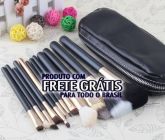 Kit 12 pinceis Réplica Mac - Ferrolho Dourado