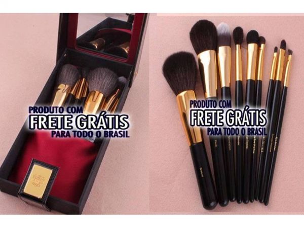 Kit 9 pinceis LUXO Réplica Mac