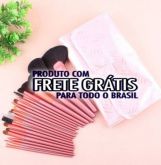 Kit 20 pinceis Rosa e Coral