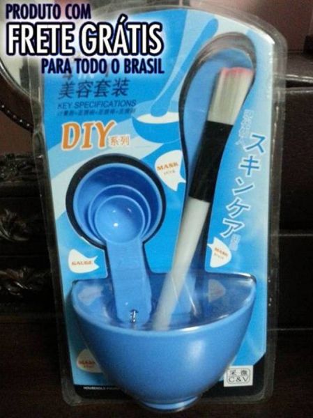 Kit para preparo de máscara facial